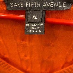 Orange Cashmere Sweater